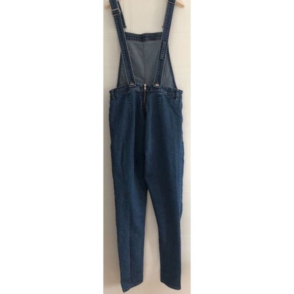 H&M Denim Dark Blue Overalls / Dungarees Size 8 - Picture 3 of 9